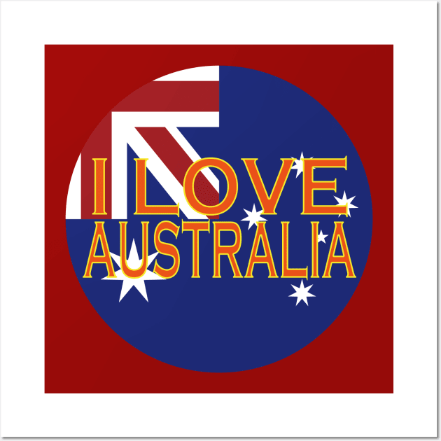 I love Australia Wall Art by EunsooLee